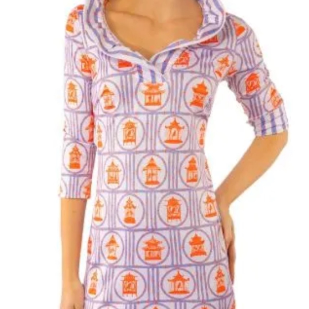 Gretchen Scott Odessa jersey Ruffneck Dress